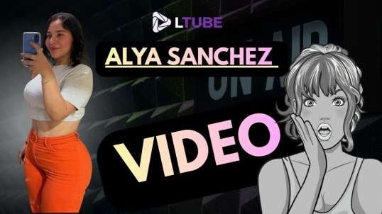 Alya Sanchez  en su cuarto LTUBE