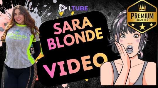 sara blonde con su novio LTUBE